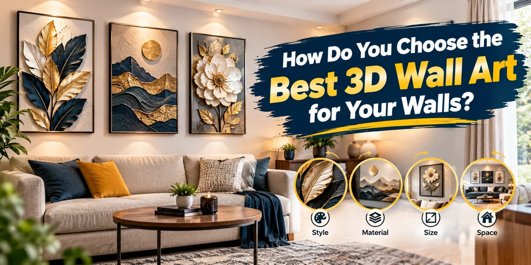 How Do You Choose the Best 3D Wall Art for Your Walls? (2026 Guide)